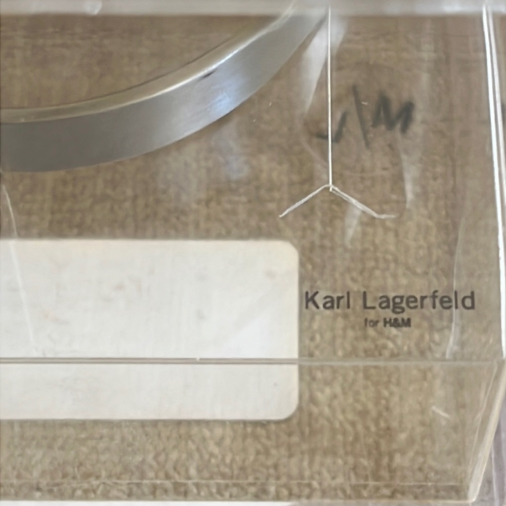 Steel bracelet by Karl Lagergeld